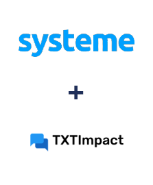 Systeme.io ve TXTImpact entegrasyonu