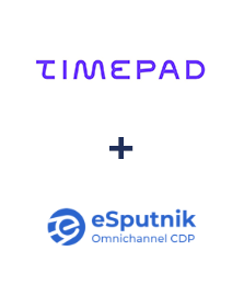 Timepad ve eSputnik entegrasyonu