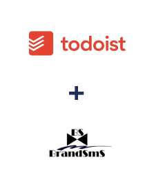 Todoist ve BrandSMS  entegrasyonu