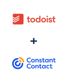 Todoist ve Constant Contact entegrasyonu
