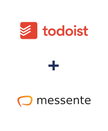 Todoist ve Messente entegrasyonu