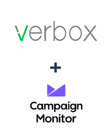 Verbox ve Campaign Monitor entegrasyonu