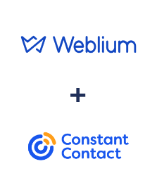 Weblium ve Constant Contact entegrasyonu