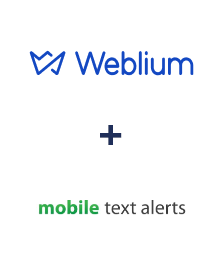 Weblium ve Mobile Text Alerts entegrasyonu