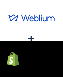 Weblium ve Shopify entegrasyonu