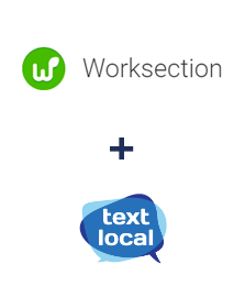 Worksection ve Textlocal entegrasyonu