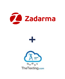 Zadarma ve TheTexting entegrasyonu