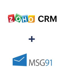 ZOHO CRM ve MSG91 entegrasyonu