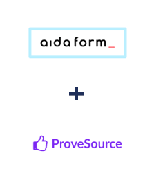 Інтеграція AidaForm та ProveSource