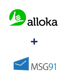 Інтеграція Alloka та MSG91 Інтеграція Alloka та MSG91