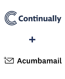 Інтеграція Continually та Acumbamail