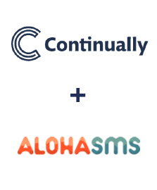 Інтеграція Continually та AlohaSMS Інтеграція Continually та AlohaSMS