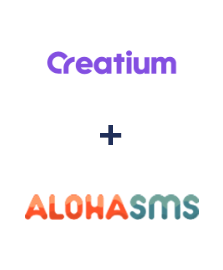 Інтеграція Creatium та AlohaSMS Інтеграція Creatium та AlohaSMS