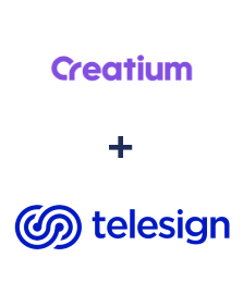 Інтеграція Creatium та Telesign Інтеграція Creatium та Telesign