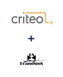 Інтеграція Criteo та BrandSMS 