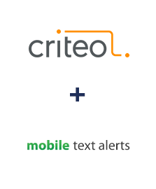 Інтеграція Criteo та Mobile Text Alerts