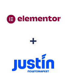 Інтеграція Elementor та Justin