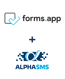 Інтеграція forms.app та AlphaSMS
