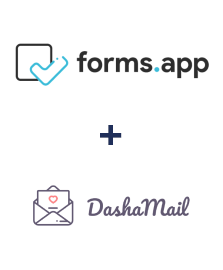 Інтеграція forms.app та DashaMail