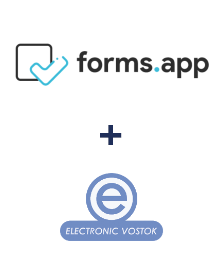 Інтеграція forms.app та Electronic Vostok Інтеграція forms.app та Electronic Vostok