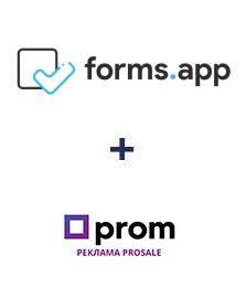 Інтеграція forms.app та Prom