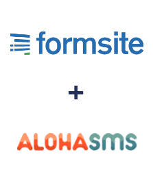 Інтеграція Formsite та AlohaSMS Інтеграція Formsite та AlohaSMS
