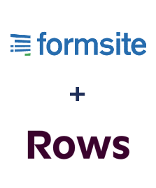 Інтеграція Formsite та Rows