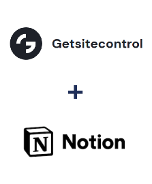 Інтеграція Getsitecontrol та Notion