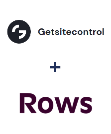 Інтеграція Getsitecontrol та Rows
