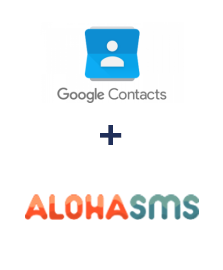 Інтеграція Google Contacts та AlohaSMS Інтеграція Google Contacts та AlohaSMS