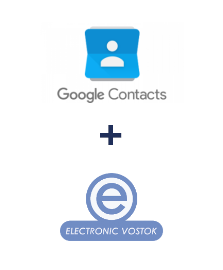 Інтеграція Google Contacts та Electronic Vostok Інтеграція Google Contacts та Electronic Vostok