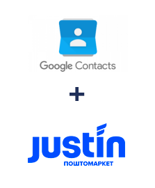 Інтеграція Google Contacts та Justin