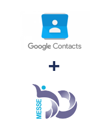 Інтеграція Google Contacts та Messedo