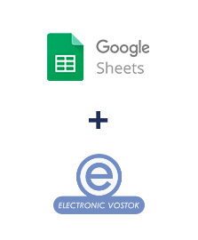 Інтеграція Google Sheets та Electronic Vostok Інтеграція Google Sheets та Electronic Vostok