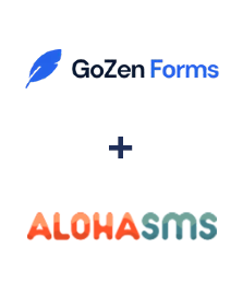 Інтеграція GoZen Forms та AlohaSMS Інтеграція GoZen Forms та AlohaSMS