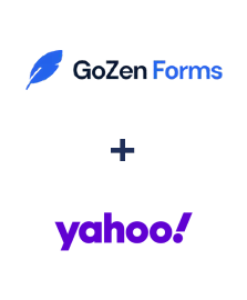 Інтеграція GoZen Forms та Yahoo!