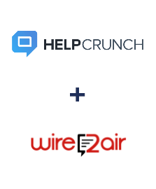 Інтеграція HelpCrunch та Wire2Air