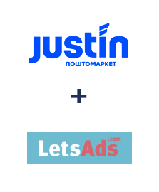 Інтеграція Justin та LetsAds