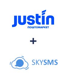 Інтеграція Justin та SkySMS