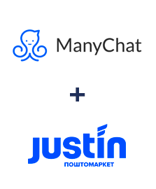 Інтеграція ManyChat та Justin