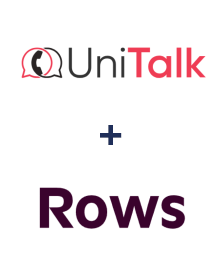 Інтеграція UniTalk та Rows