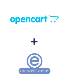 Інтеграція Opencart та Electronic Vostok Інтеграція Opencart та Electronic Vostok