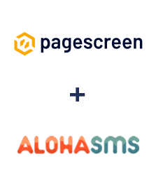 Інтеграція Pagescreen та AlohaSMS Інтеграція Pagescreen та AlohaSMS