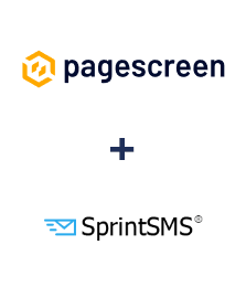 Інтеграція Pagescreen та SprintSMS