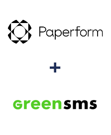 Інтеграція Paperform та GREENSMS Інтеграція Paperform та GREENSMS