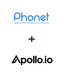 Інтеграція Phonet та Apollo.io