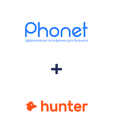 Інтеграція Phonet та Hunter.io