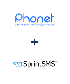 Інтеграція Phonet та SprintSMS