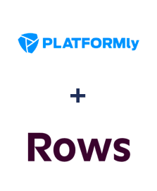 Інтеграція Platformly та Rows