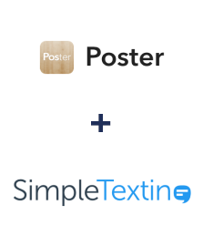 Інтеграція Poster та SimpleTexting